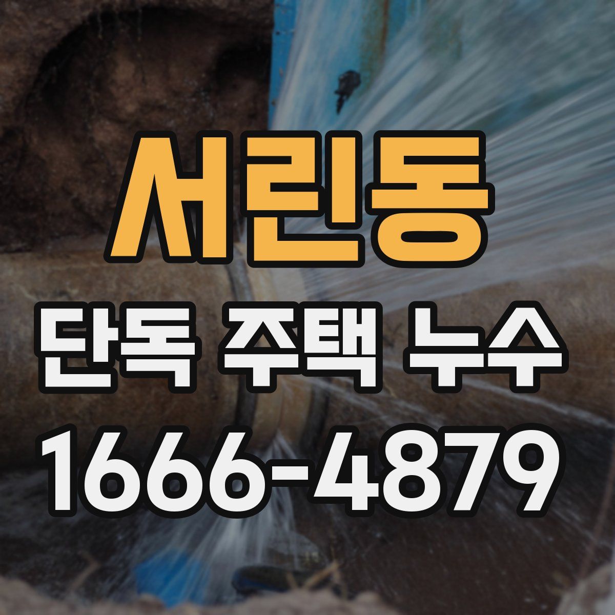 서린동 단독 주택 누수