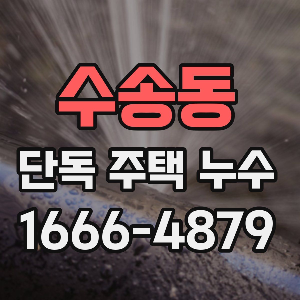 수송동 단독 주택 누수