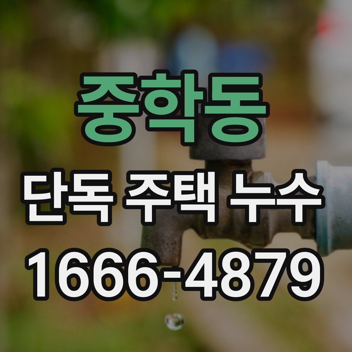 중학동 단독 주택 누수