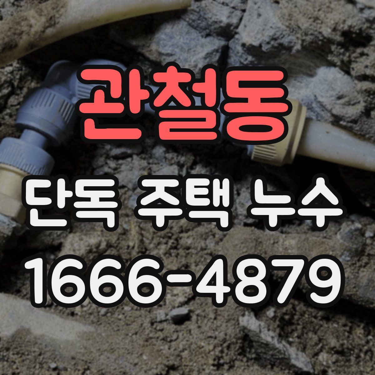 관철동 단독 주택 누수
