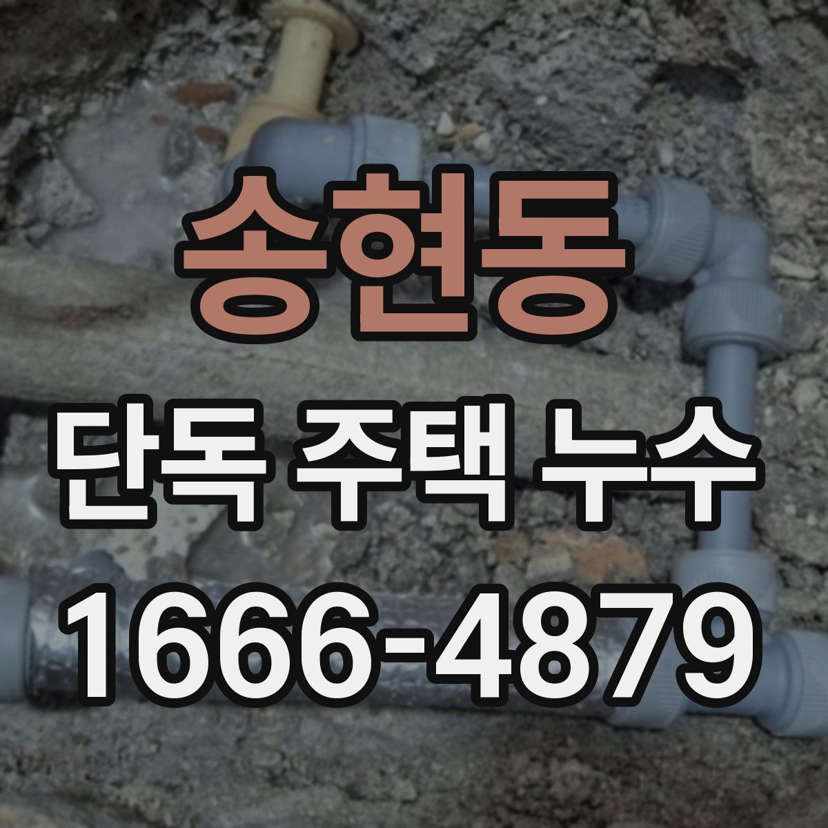 송현동 단독 주택 누수