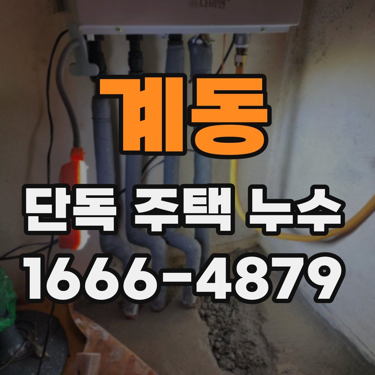 계동 단독 주택 누수