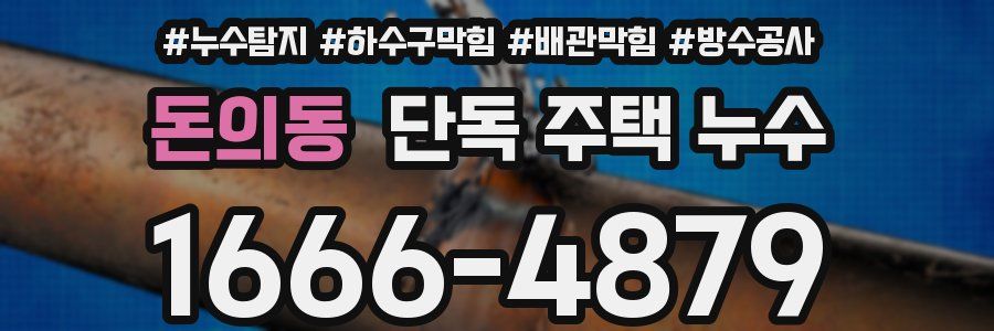 돈의동 단독 주택 누수
