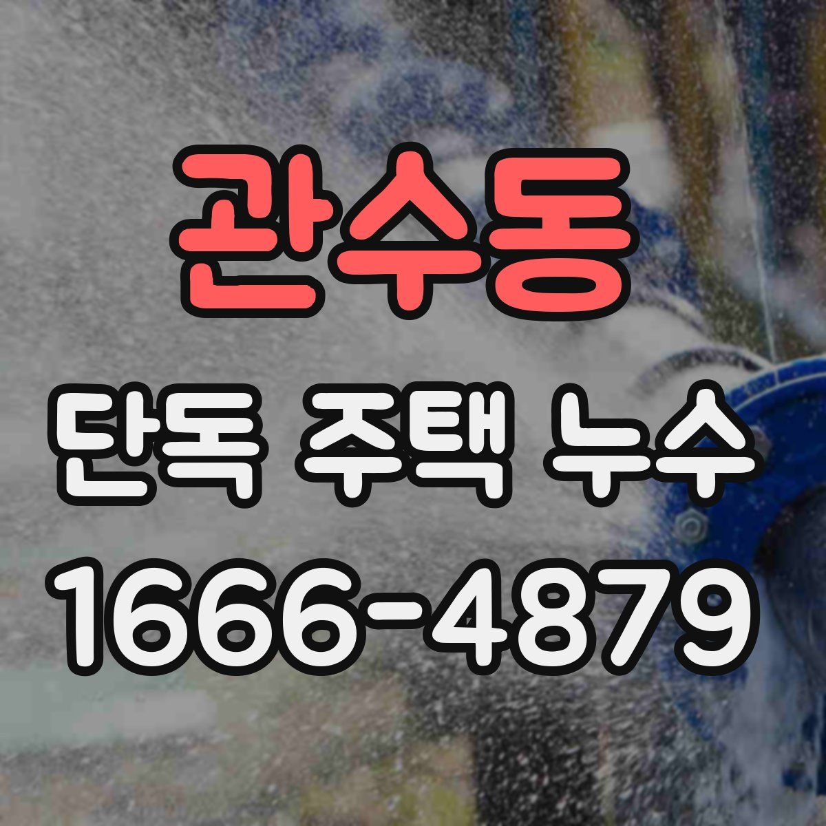 관수동 단독 주택 누수