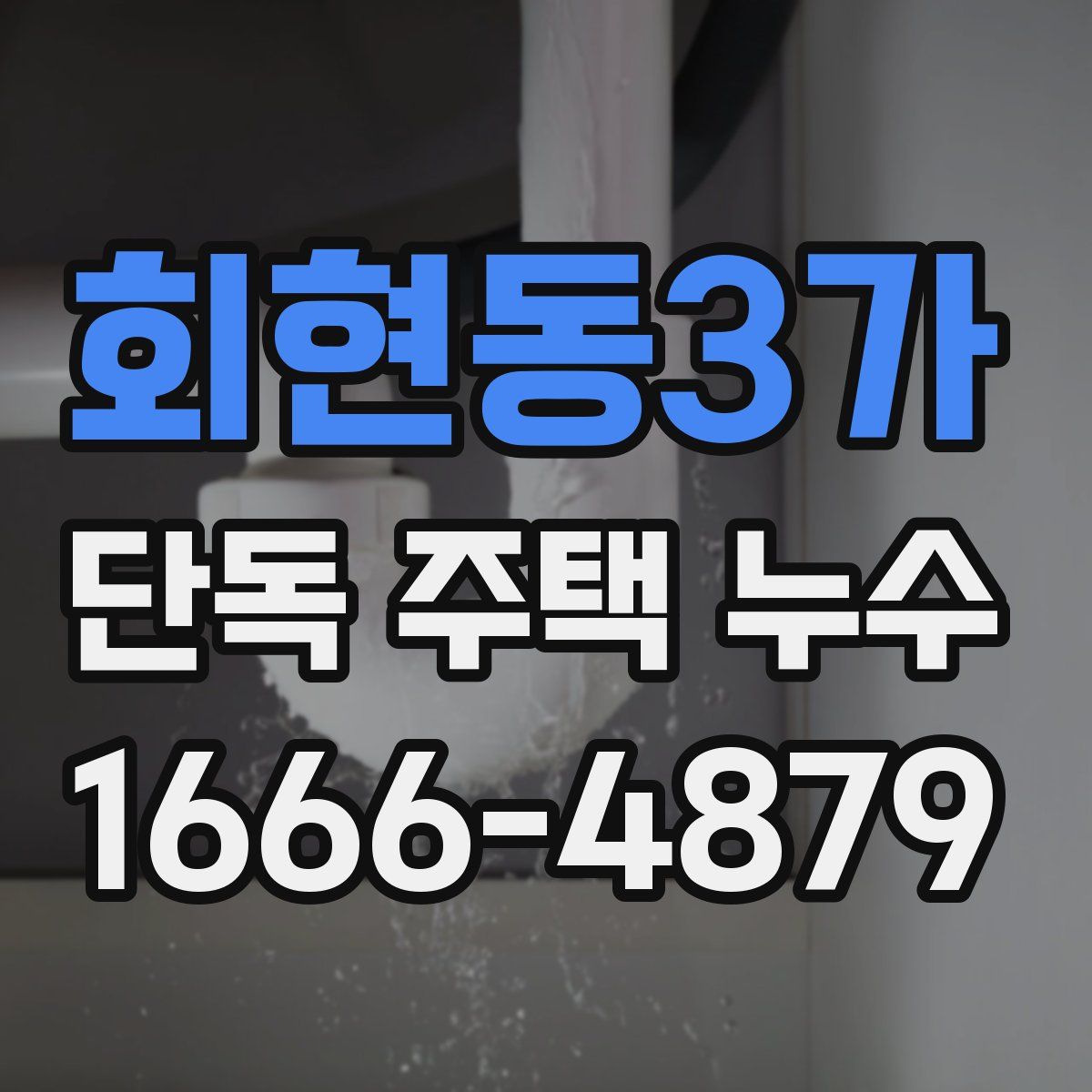 회현동3가 단독 주택 누수