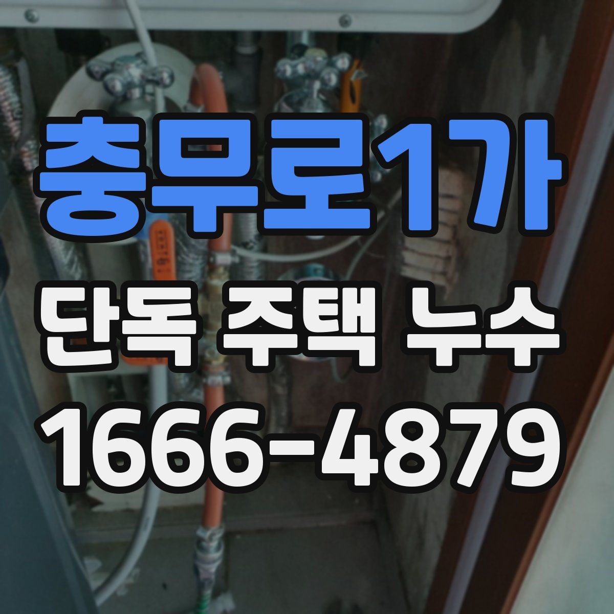 충무로1가 단독 주택 누수