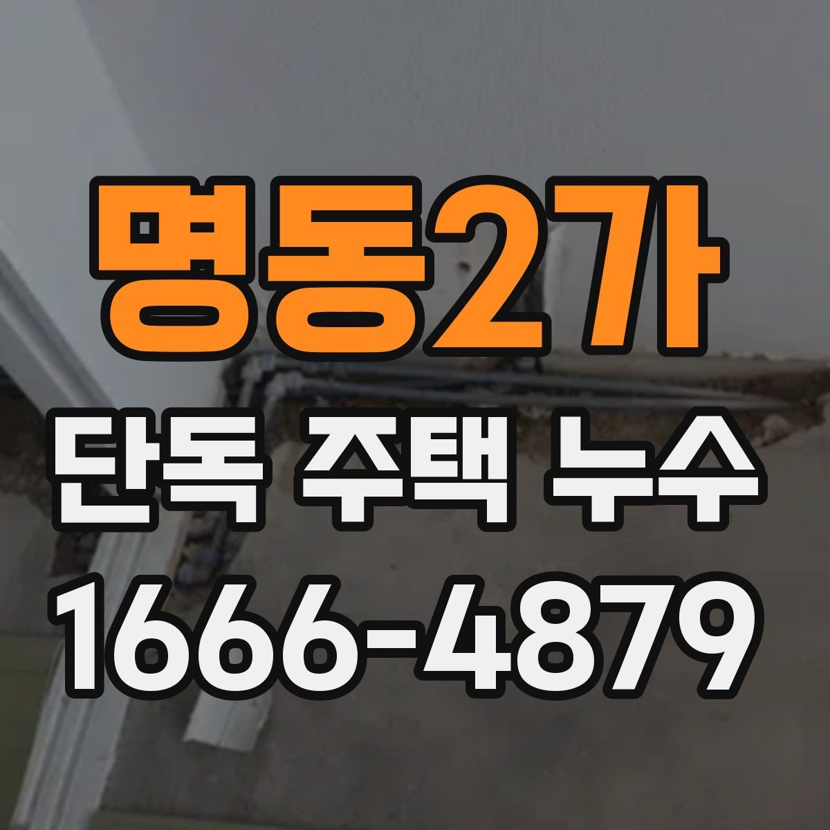 명동2가 단독 주택 누수