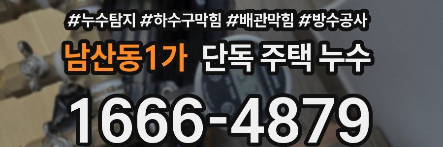 남산동1가 단독 주택 누수