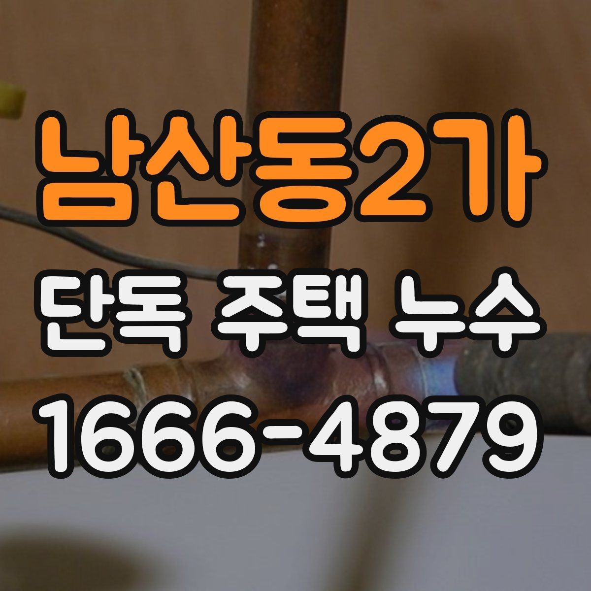 남산동2가 단독 주택 누수 원인별 확인 순서 안내