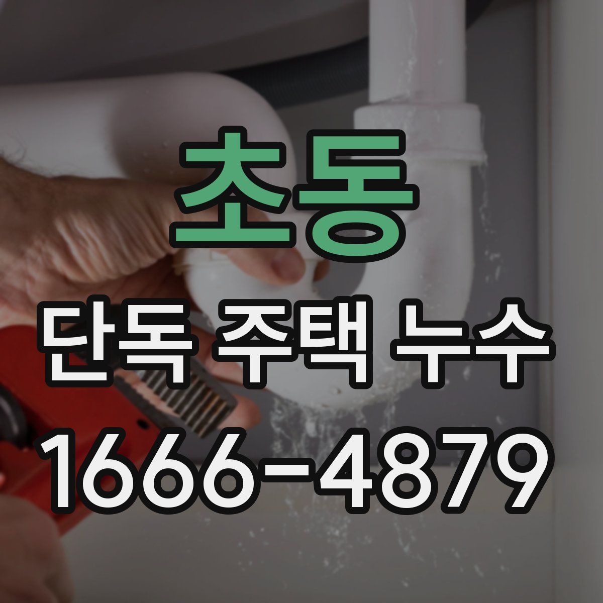 초동 단독 주택 누수