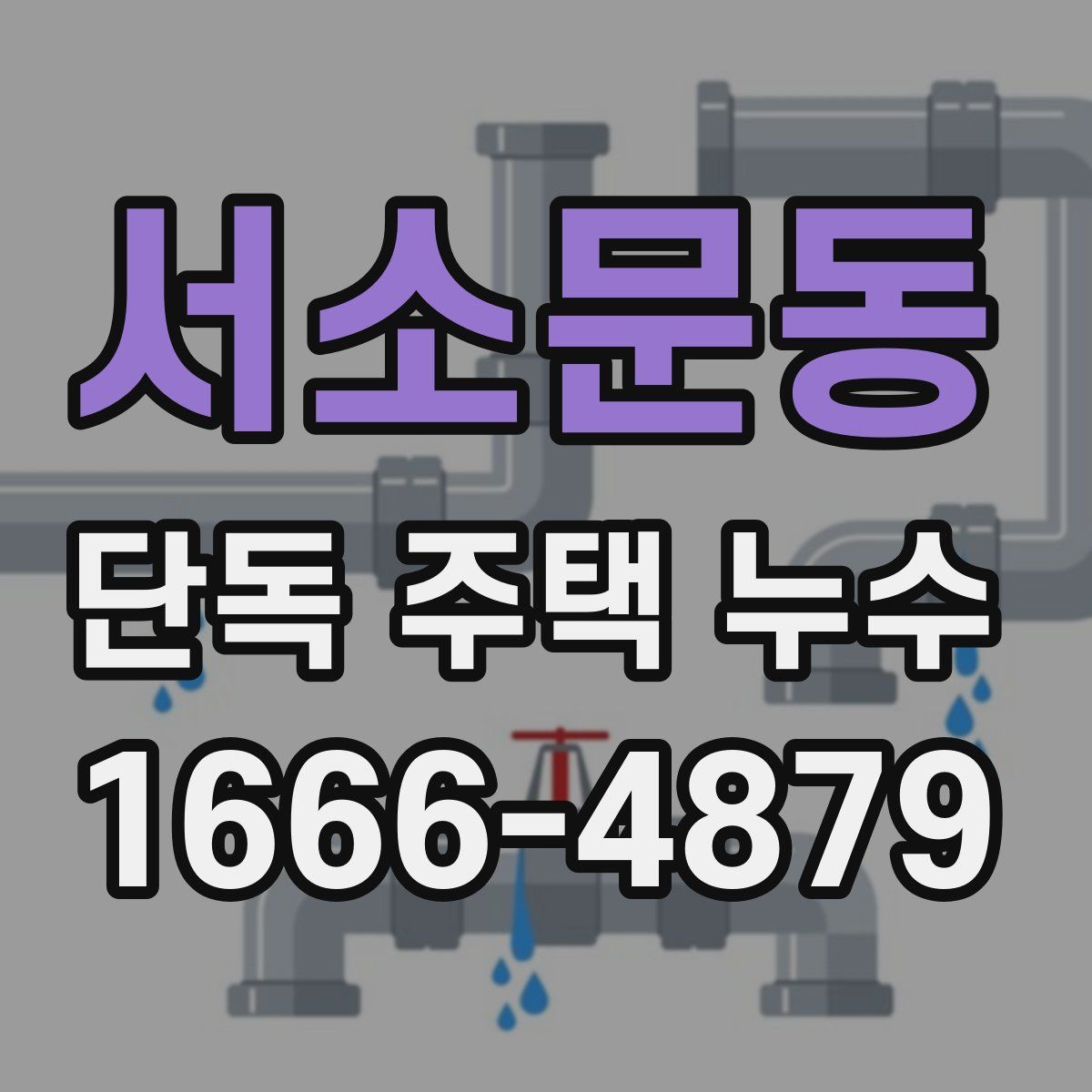 서소문동 단독 주택 누수