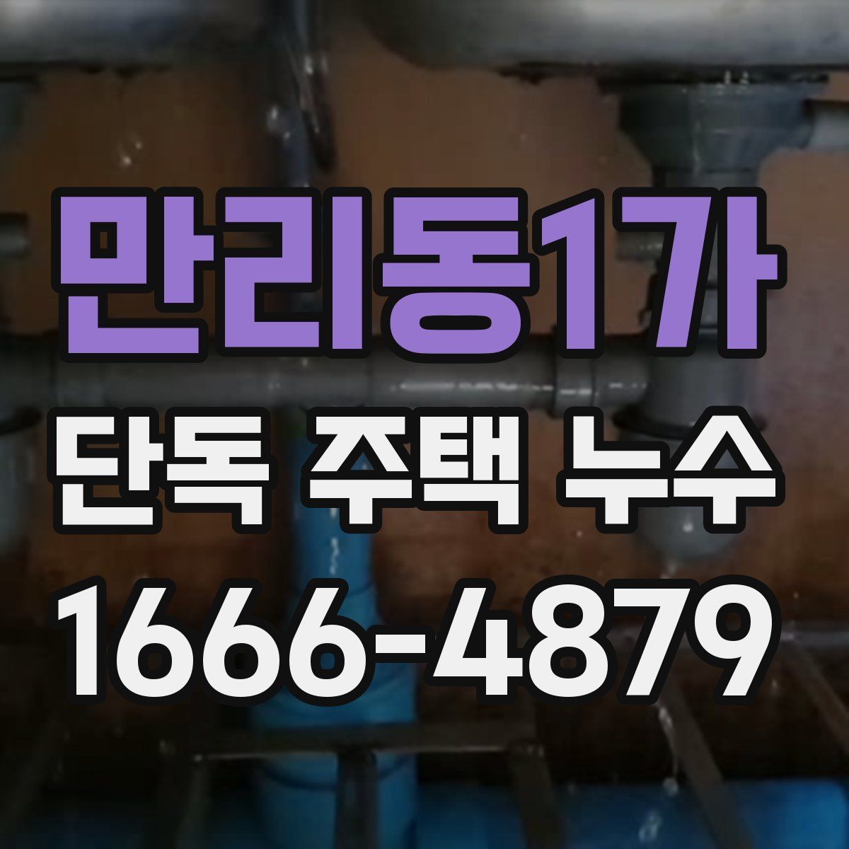 만리동1가 단독 주택 누수
