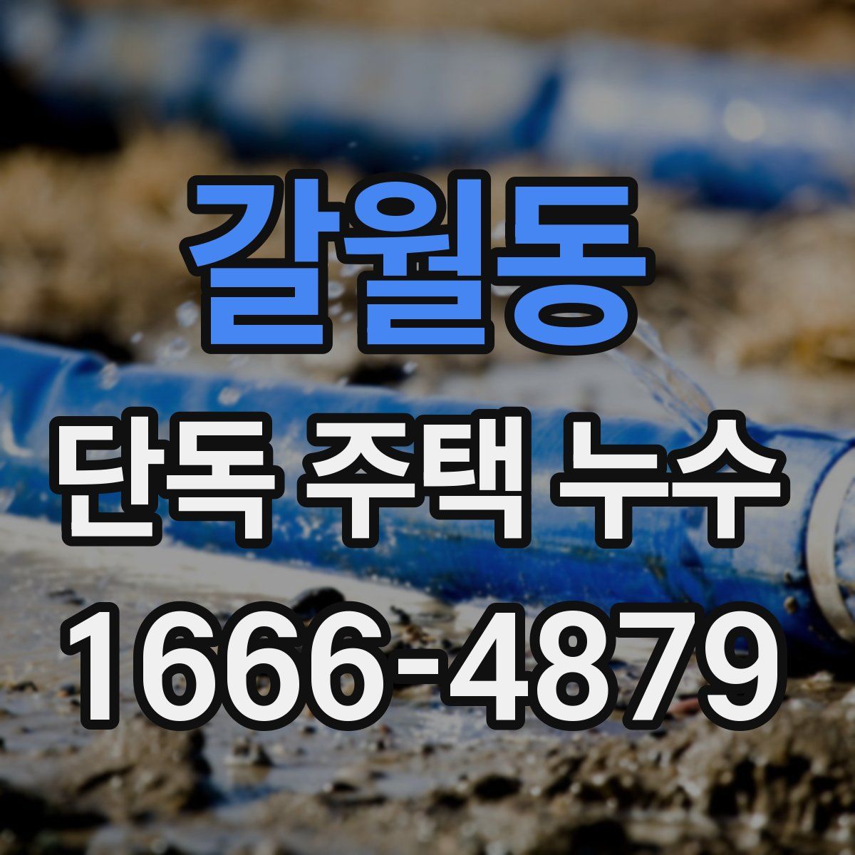 갈월동 단독 주택 누수