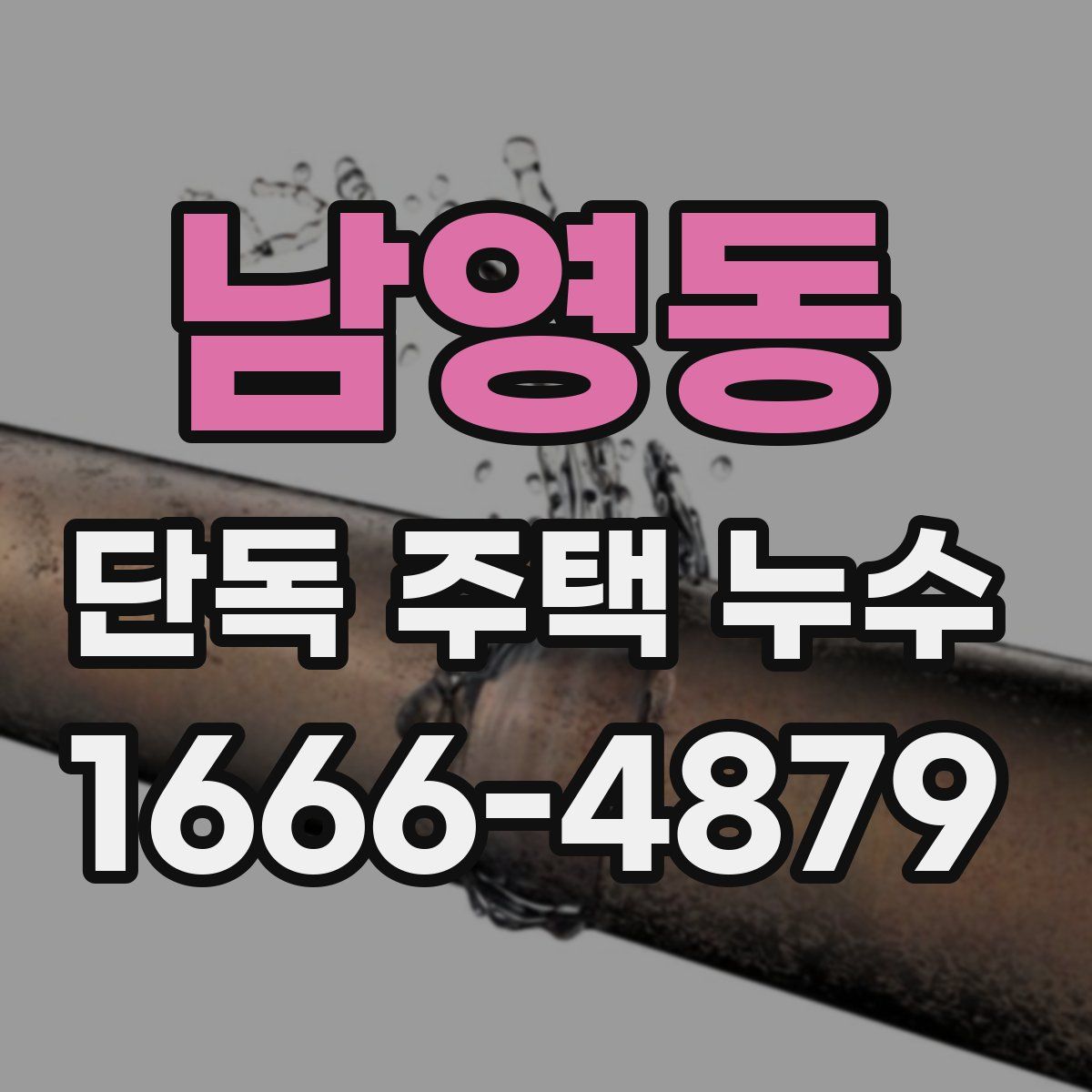 남영동 단독 주택 누수