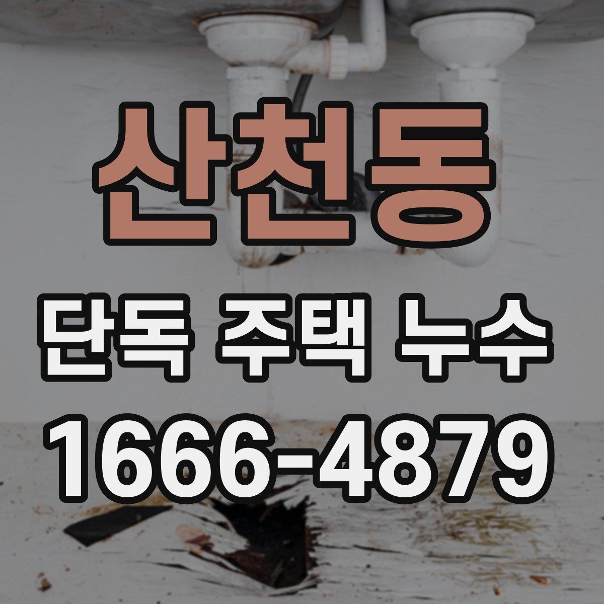 산천동 단독 주택 누수