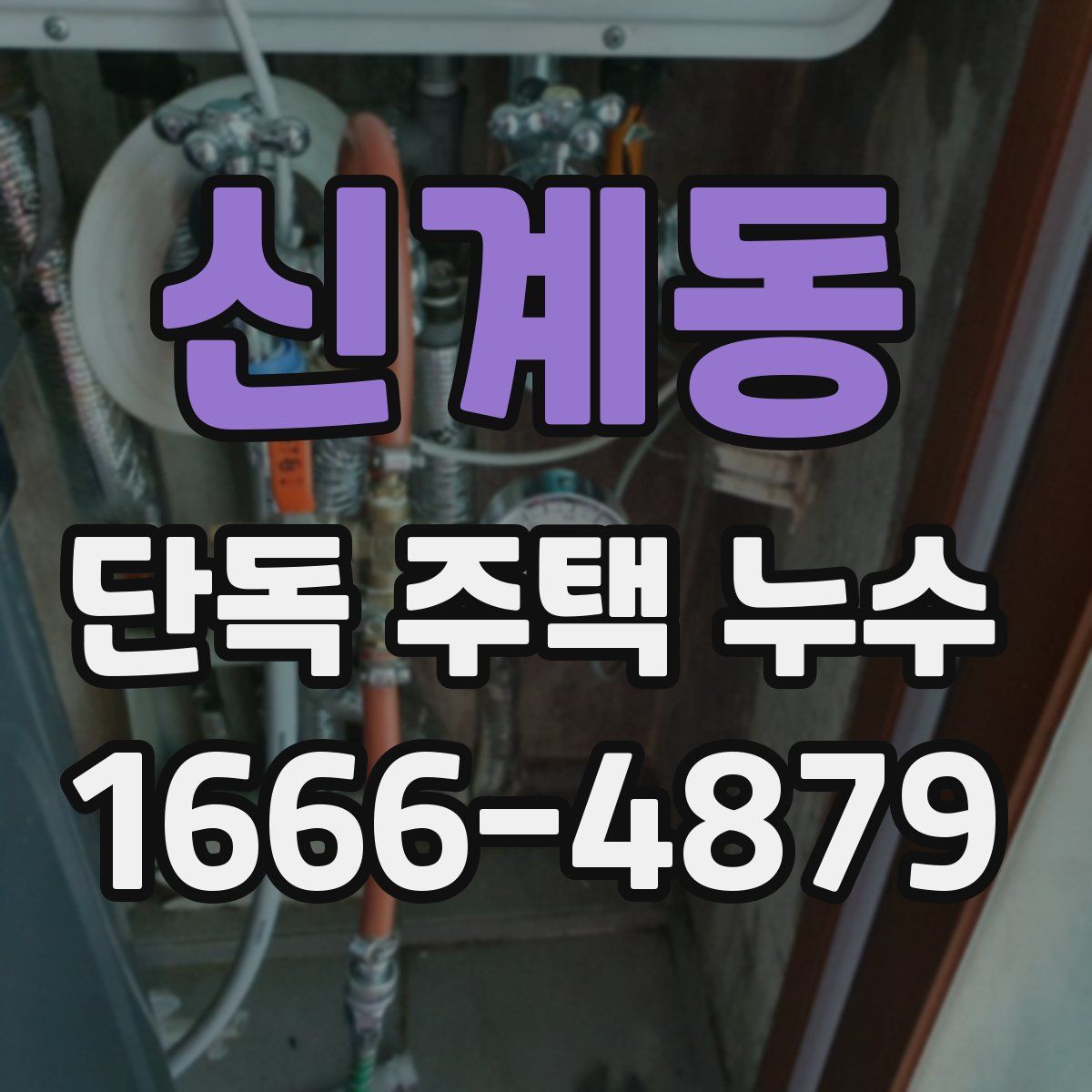 신계동 단독 주택 누수
