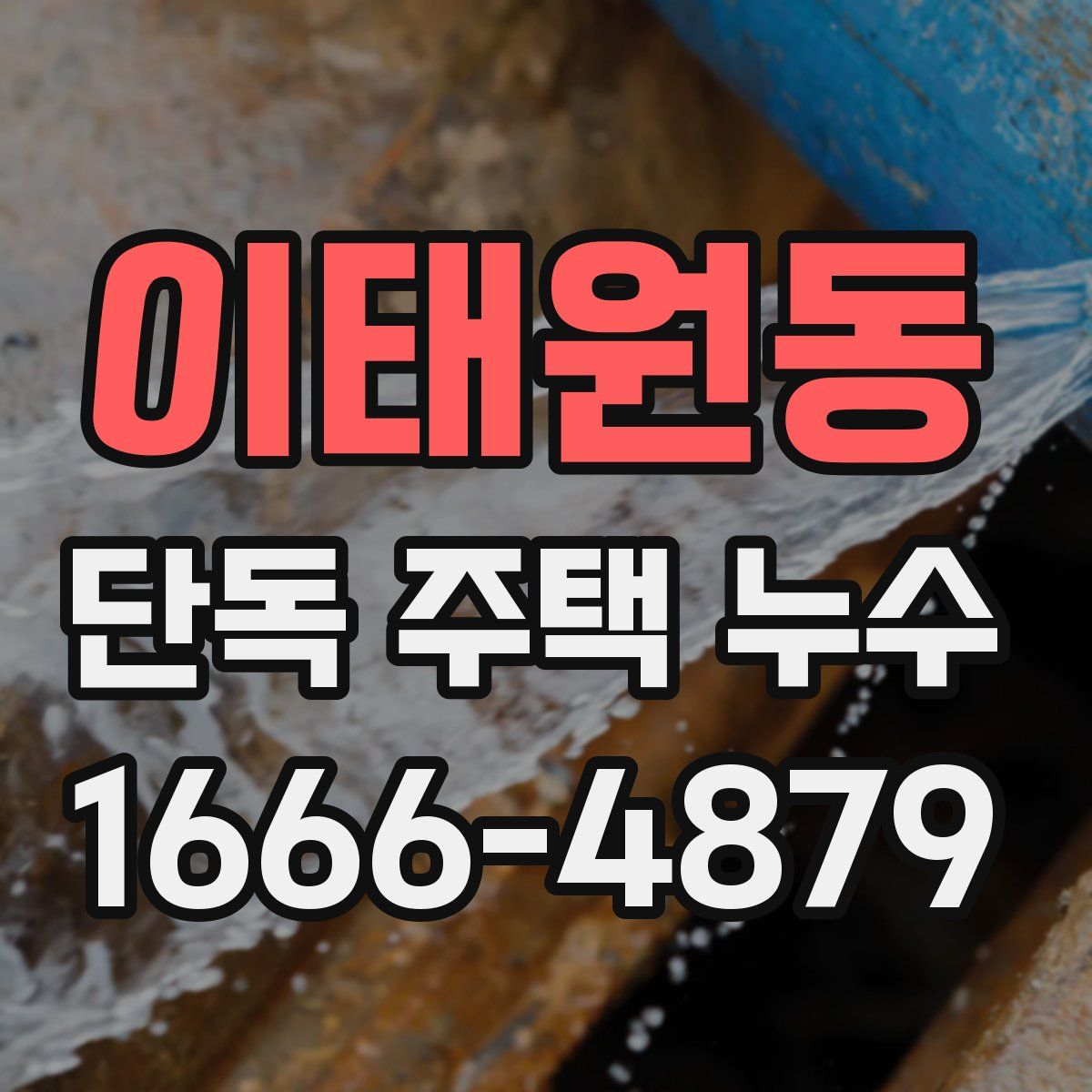 이태원동 단독 주택 누수