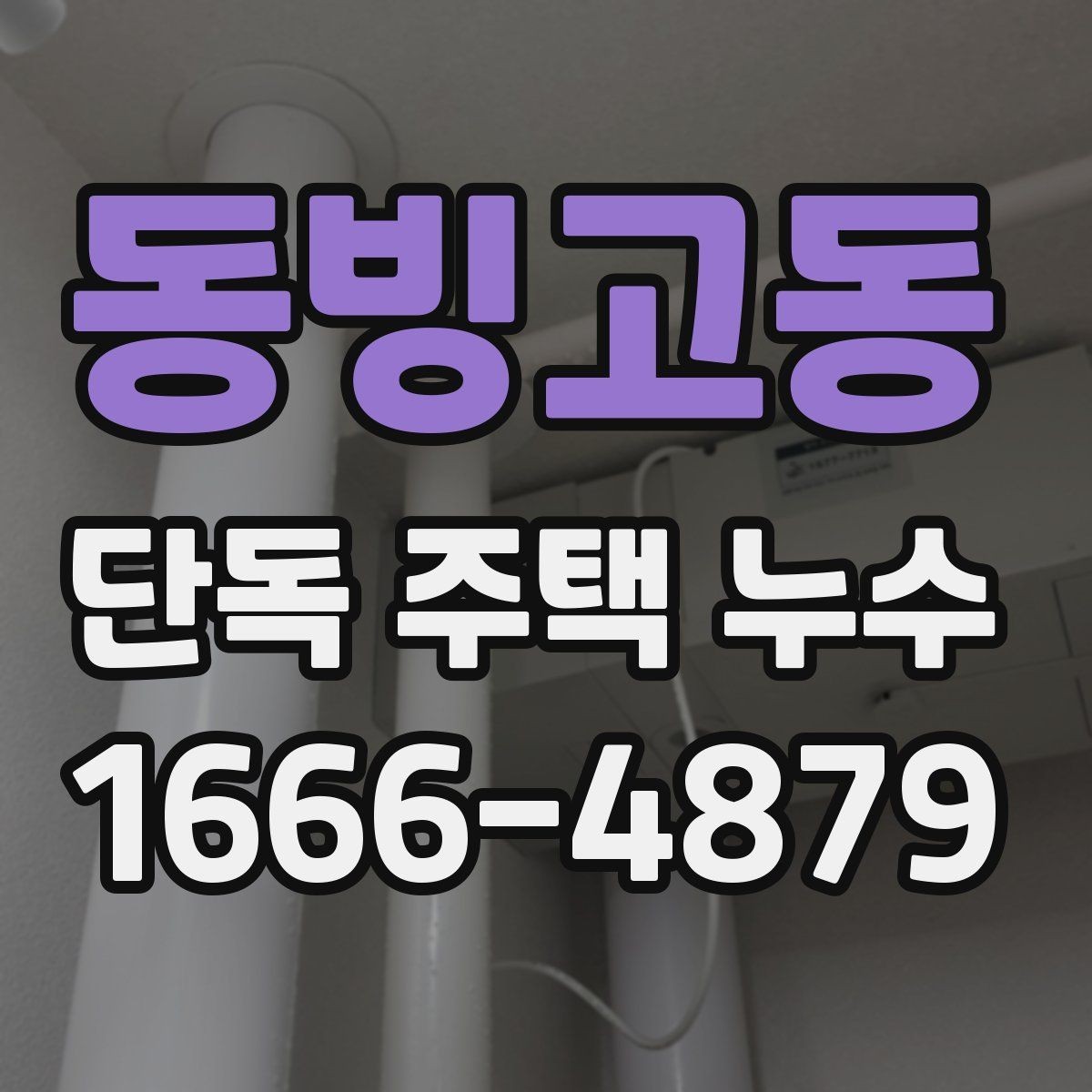 동빙고동 단독 주택 누수 수리 전후 체크리스트