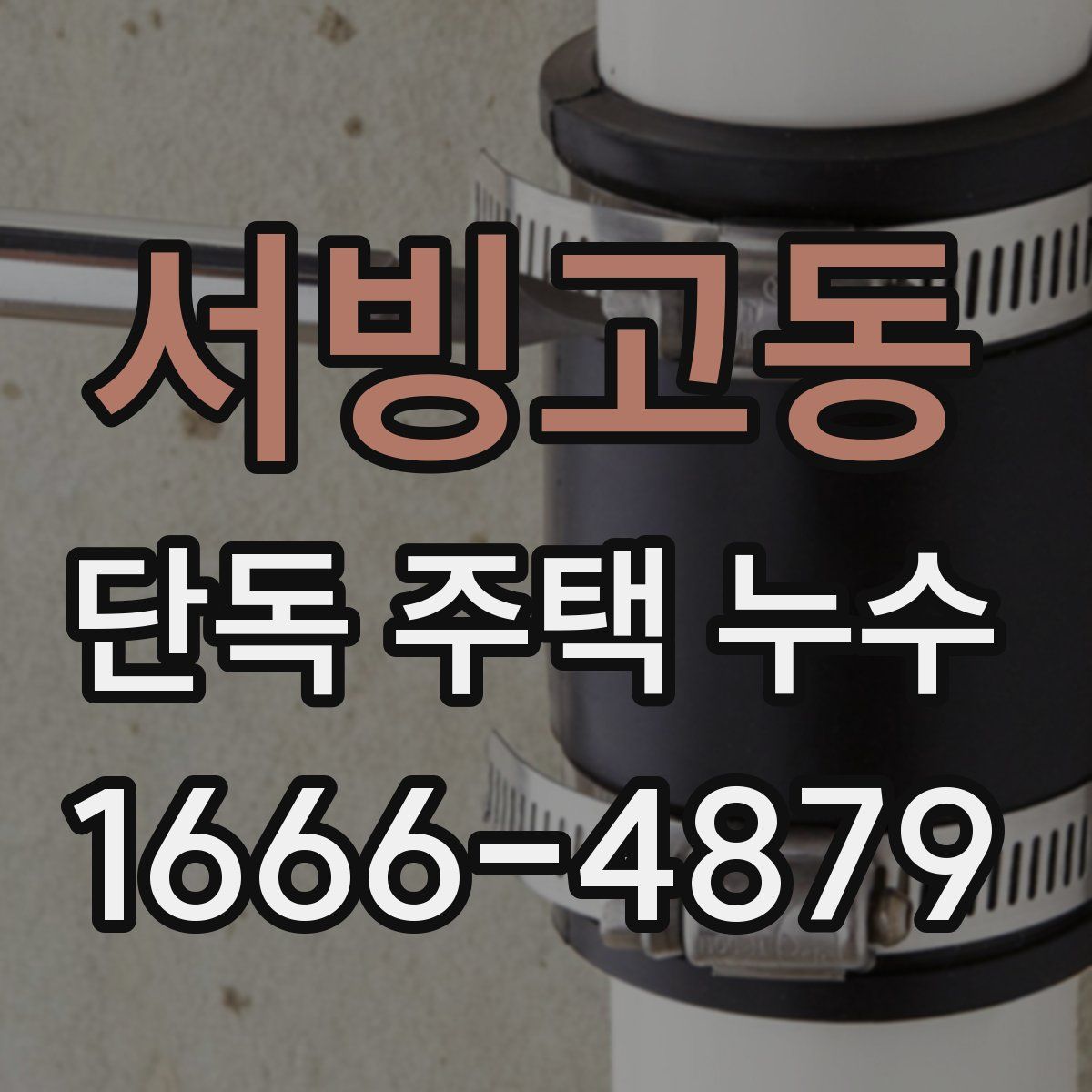 서빙고동 단독 주택 누수