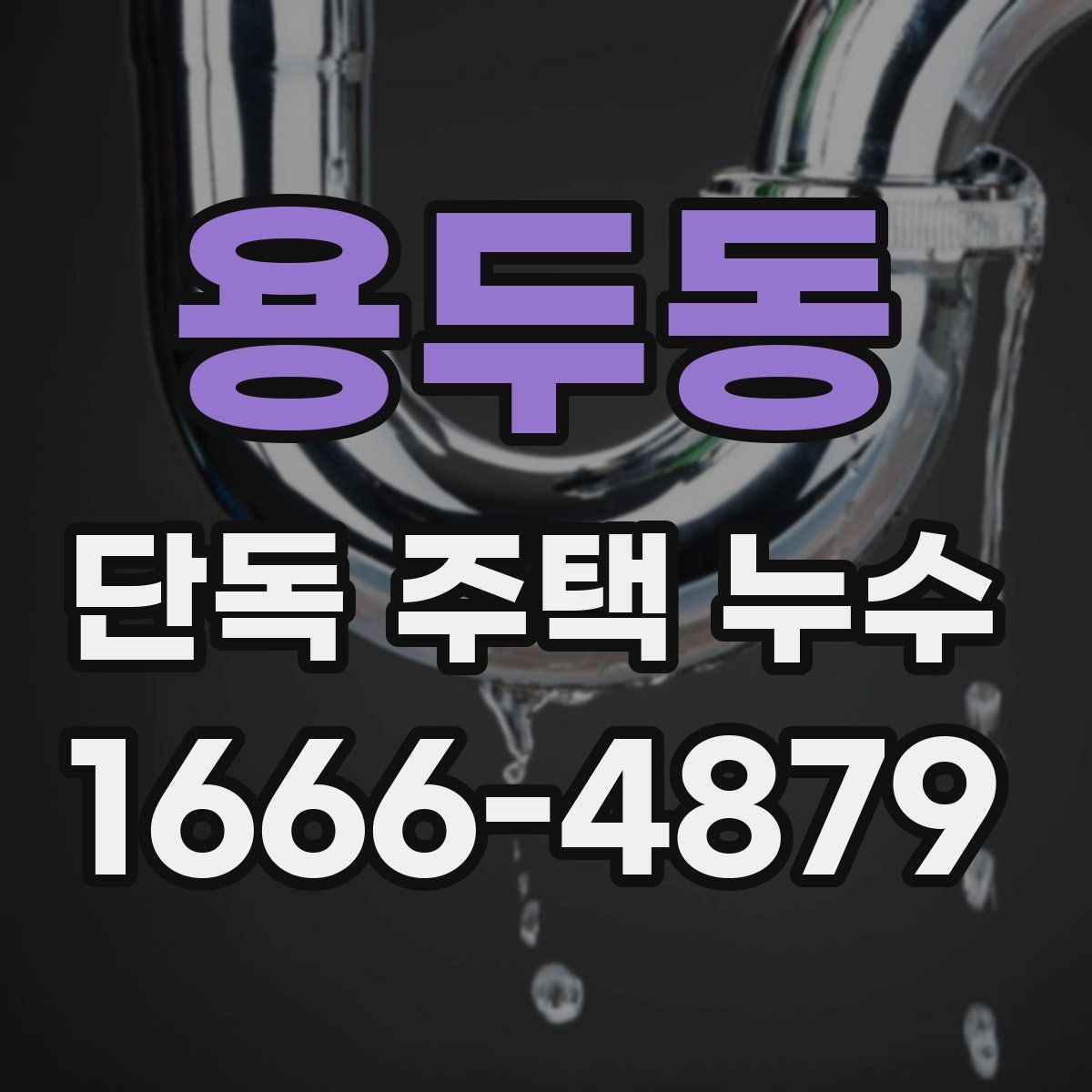 용두동 단독 주택 누수