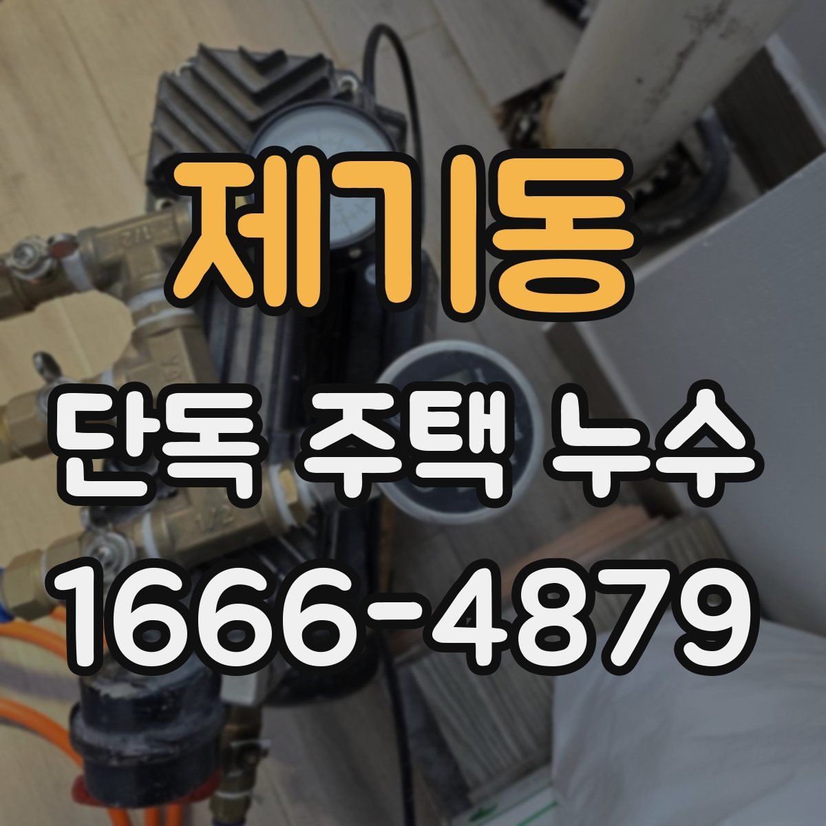 제기동 단독 주택 누수