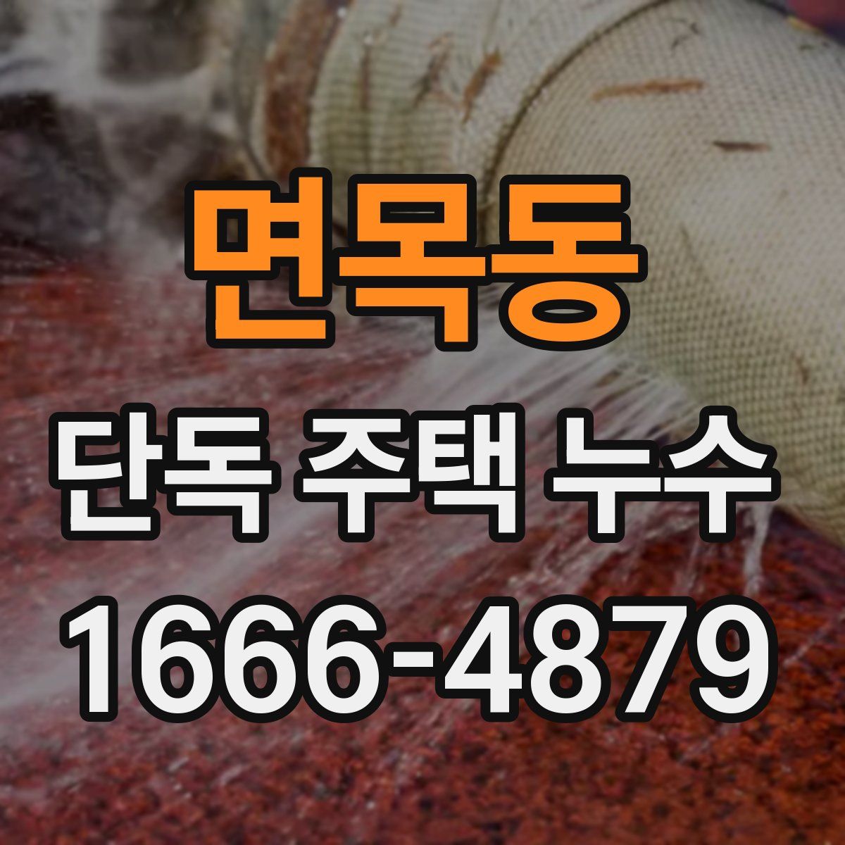 면목동 단독 주택 누수