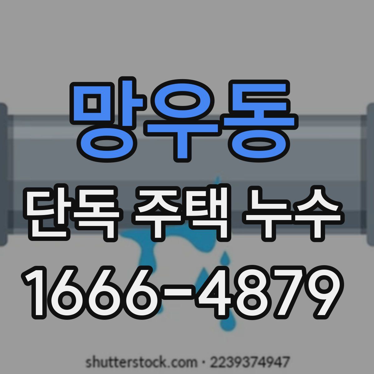 망우동 단독 주택 누수