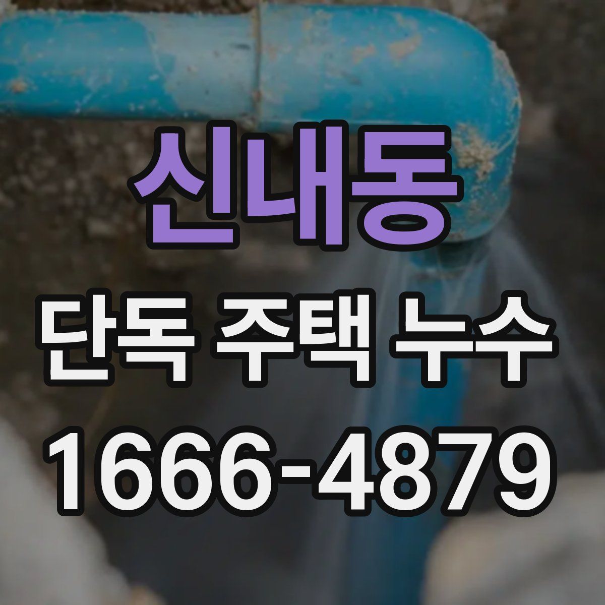 신내동 단독 주택 누수