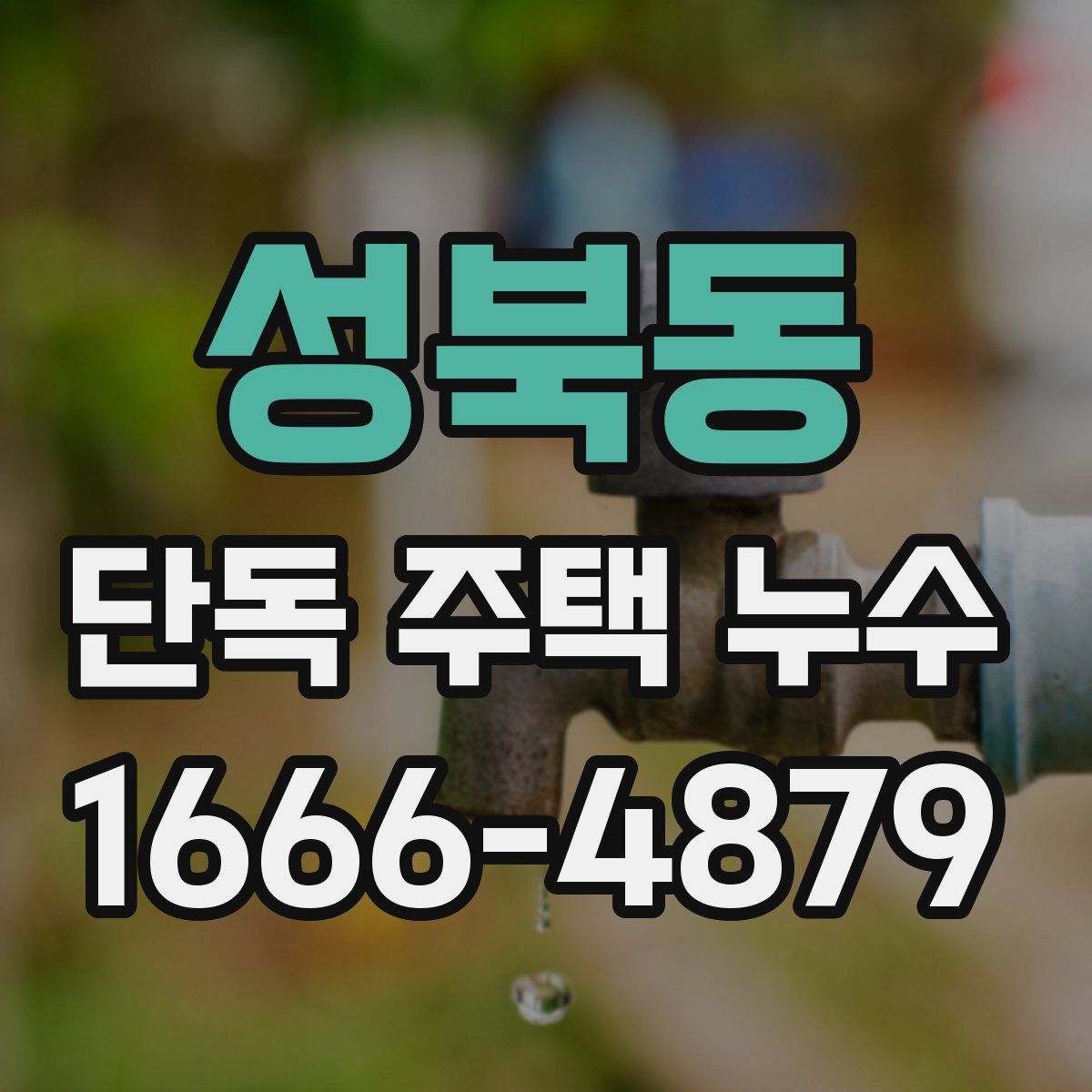 성북동 단독 주택 누수
