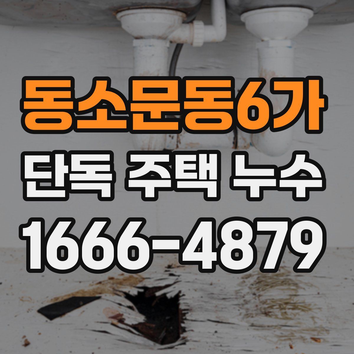 동소문동6가 단독 주택 누수