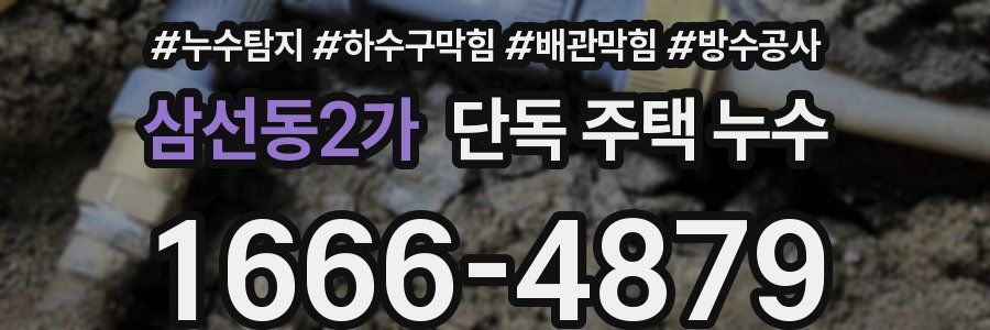 삼선동2가 단독 주택 누수
