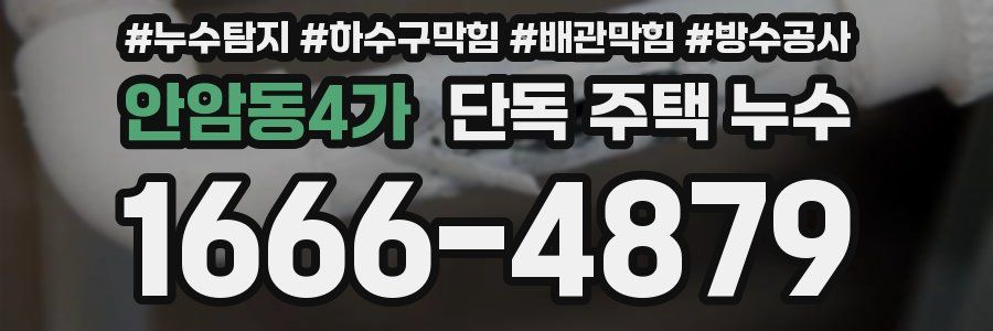 안암동4가 단독 주택 누수