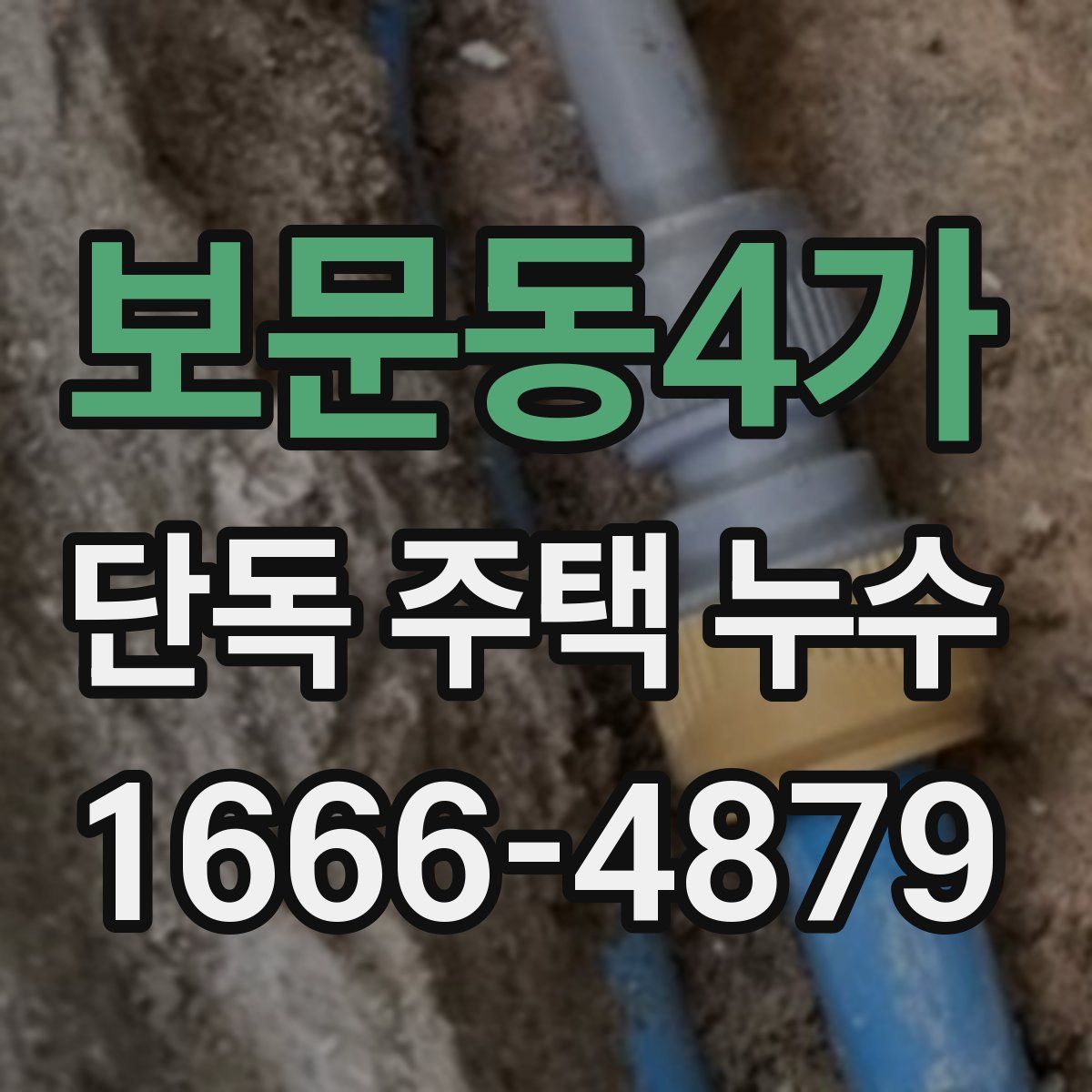 보문동4가 단독 주택 누수