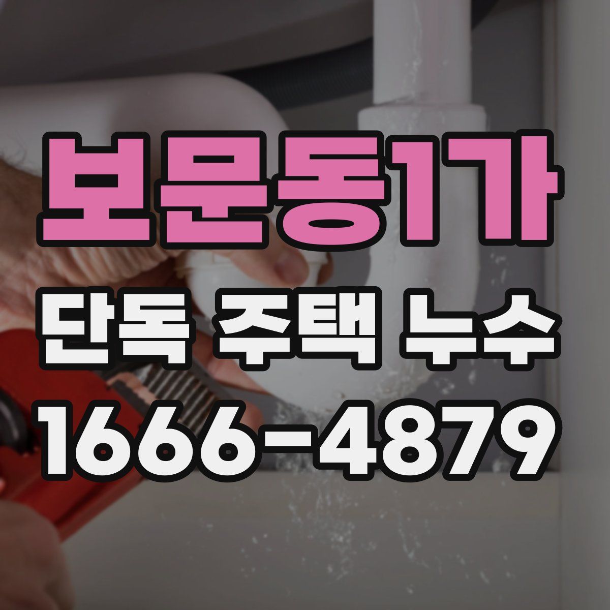 보문동1가 단독 주택 누수