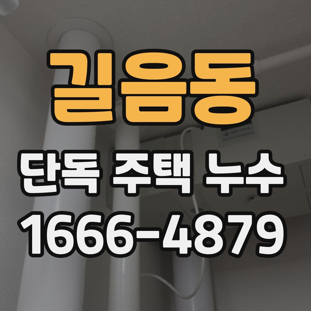 길음동 단독 주택 누수