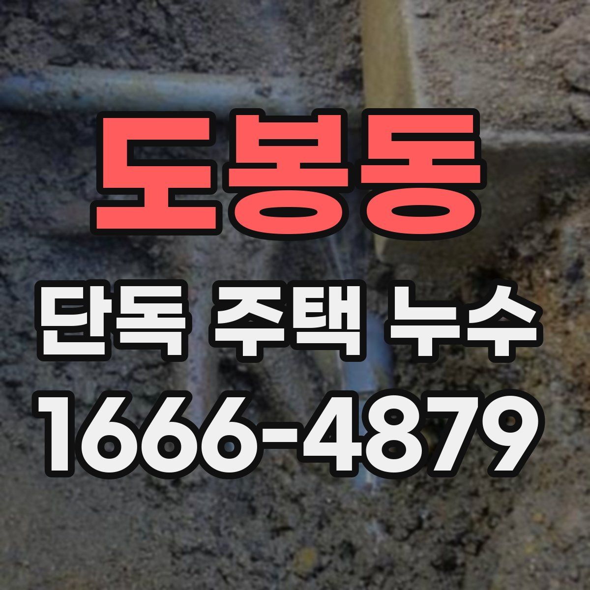 도봉동 단독 주택 누수