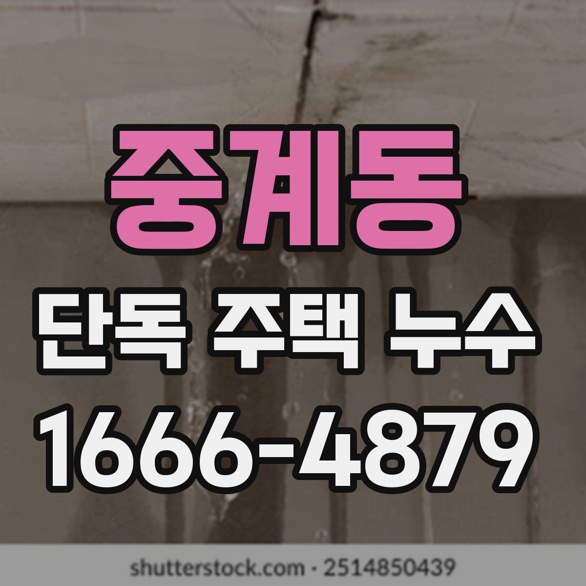 중계동 단독 주택 누수