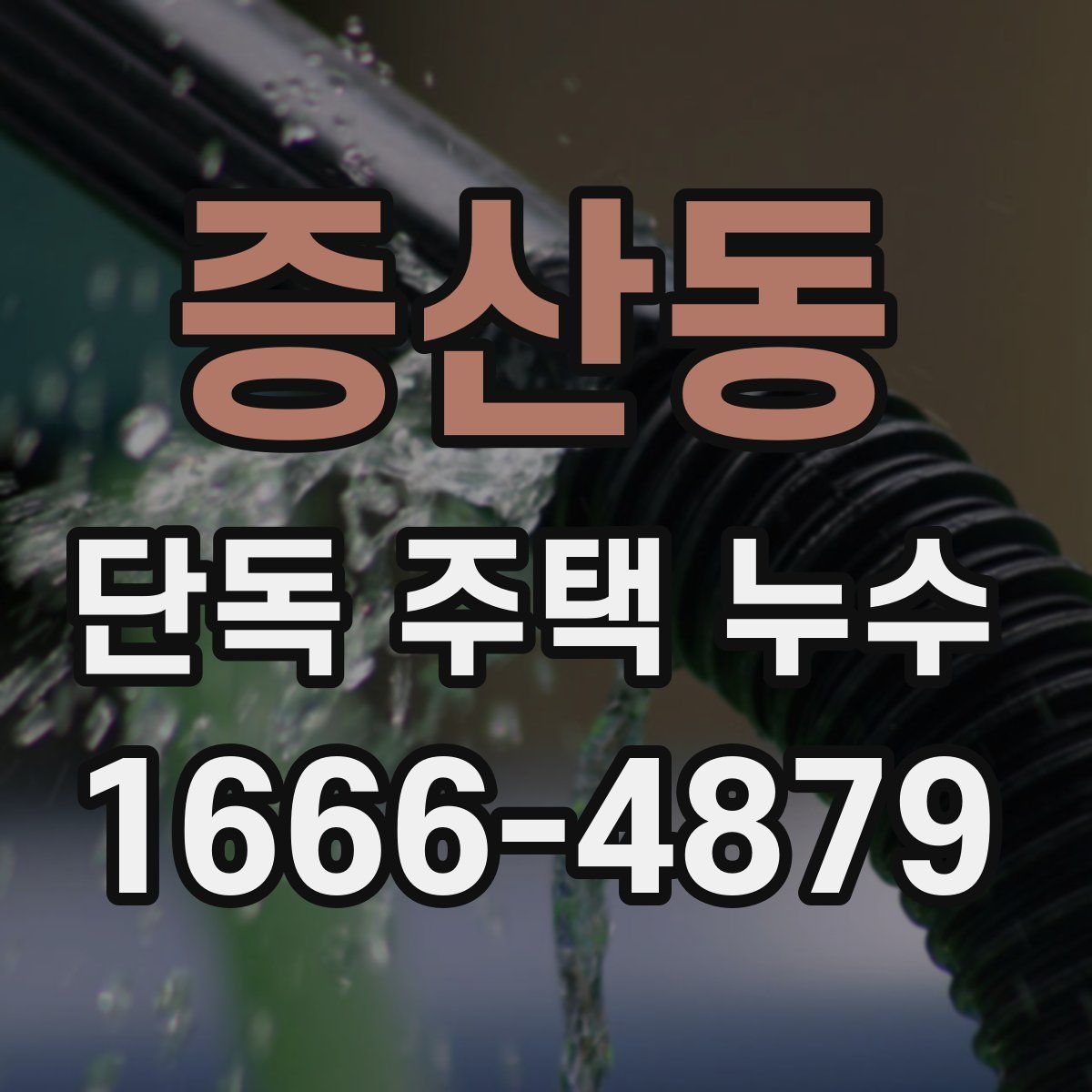 증산동 단독 주택 누수