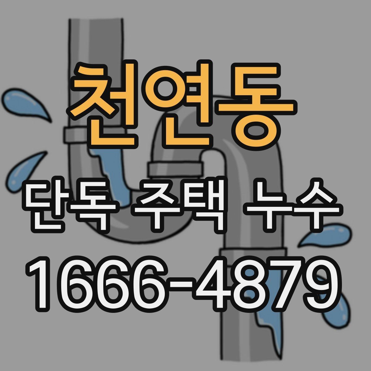 천연동 단독 주택 누수 진단이 필요한 상황