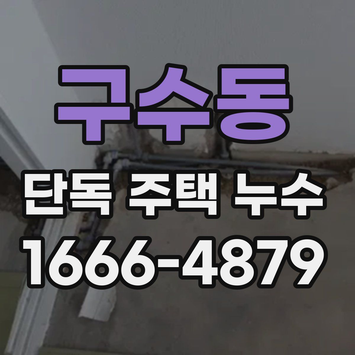 구수동 단독 주택 누수