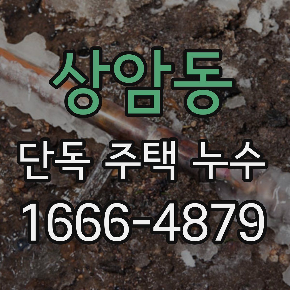상암동 단독 주택 누수