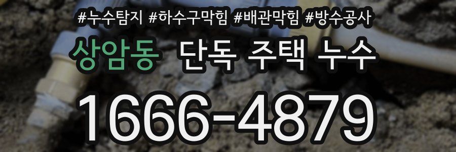 상암동 단독 주택 누수