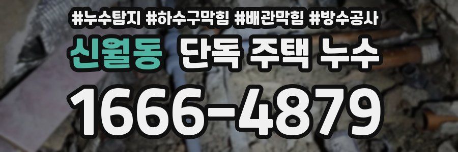 신월동 단독 주택 누수