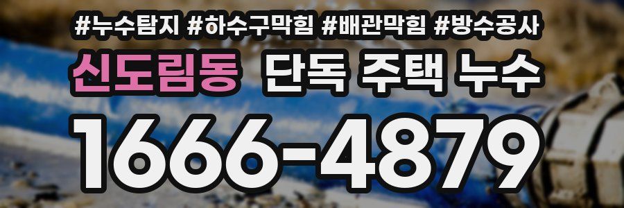 신도림동 단독 주택 누수