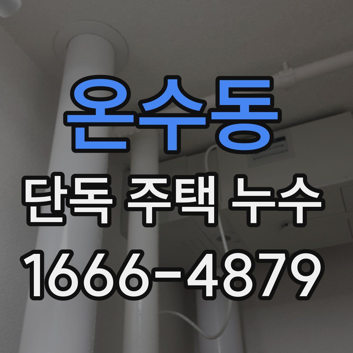 온수동 단독 주택 누수
