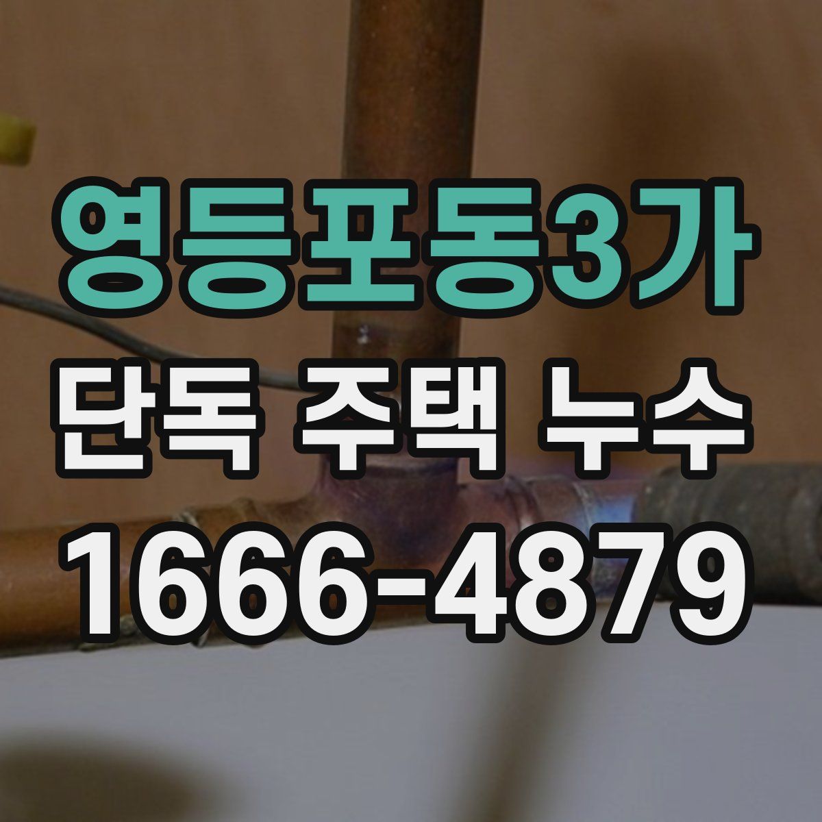 영등포동3가 단독 주택 누수