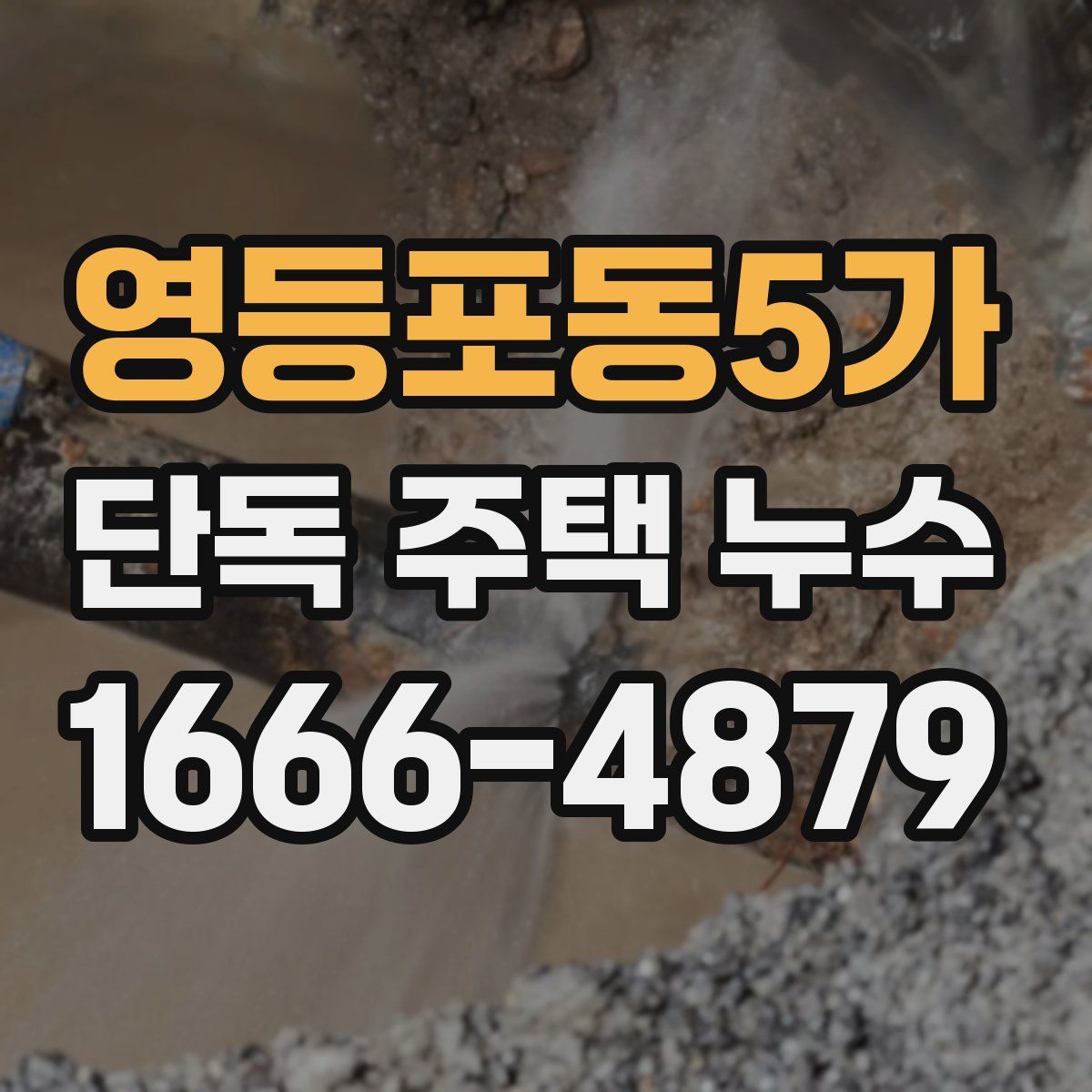 영등포동5가 단독 주택 누수
