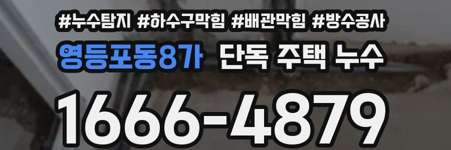 영등포동8가 단독 주택 누수