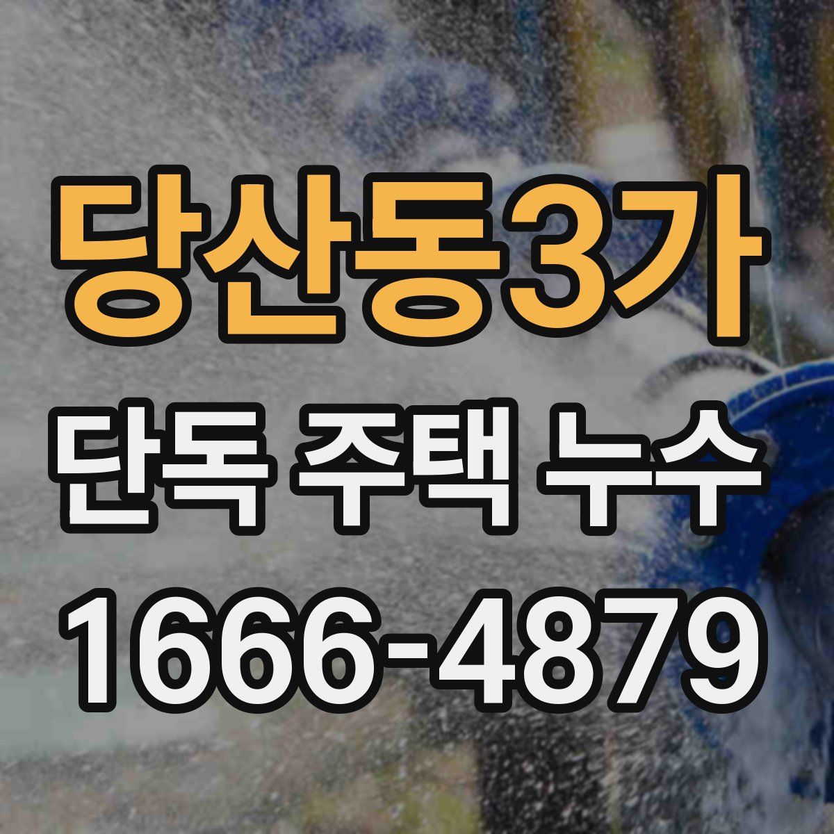 당산동3가 단독 주택 누수