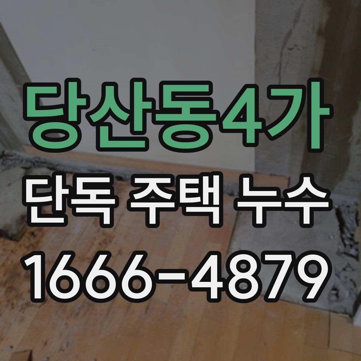 당산동4가 단독 주택 누수